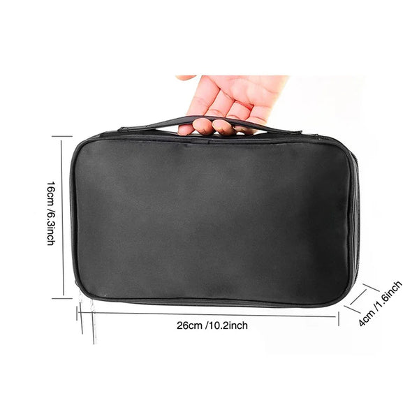 Klsyanyo Professional Multi-Function Cosmetic Bag - Beauty Case & Brush Organizer for Travel