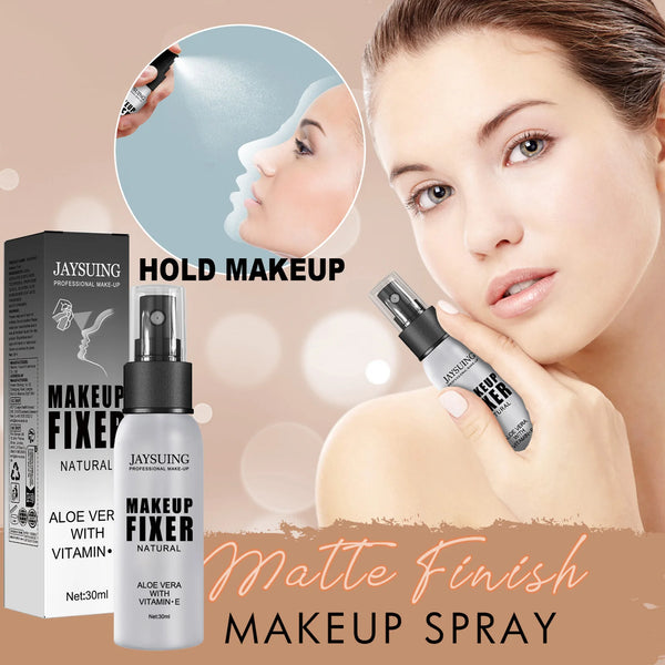 Jaysuing Sweat-Proof Matte Setting Spray - Oil Control, Long-Lasting Quick Fixer