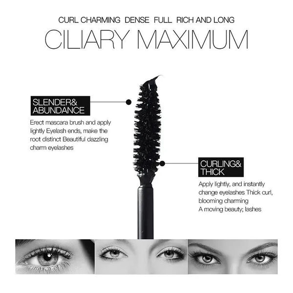 Volumizing Black Mascara - Extra Volume, Curl & Lengthening Formula
