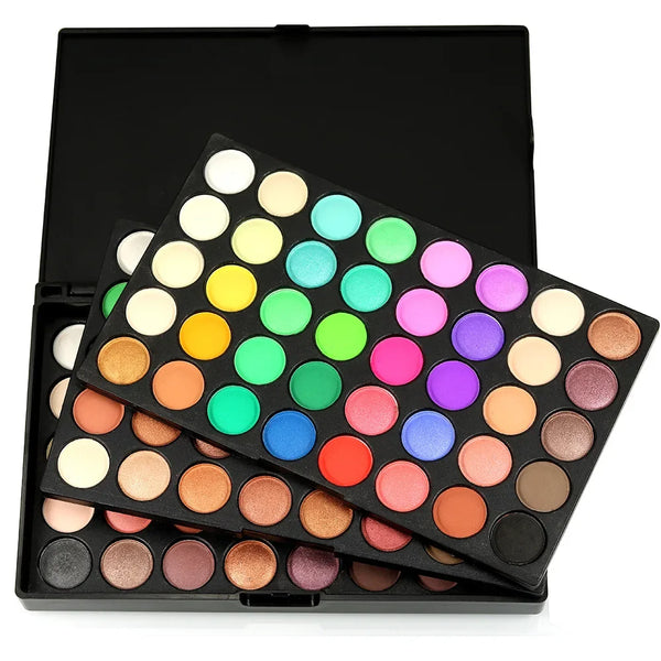 120-Color Glitter & Shimmer Eyeshadow Palette - Stage, Cosplay & Professional Makeup