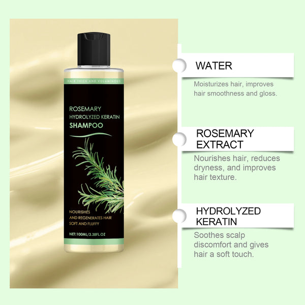 HOEGOA Rosemary Natural Shampoo - Hair Thickening, Anti-Loss & Deep Scalp Nourishment