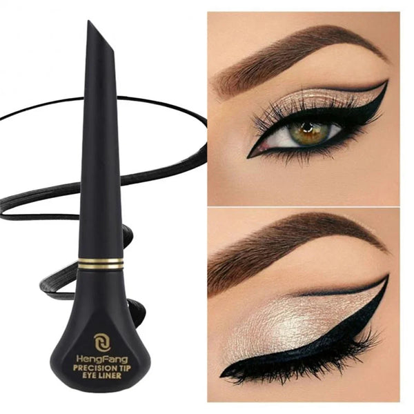 Natural Smooth Black Liquid Eyeliner - Waterproof, Quick-Dry, Non-Smudging Durable