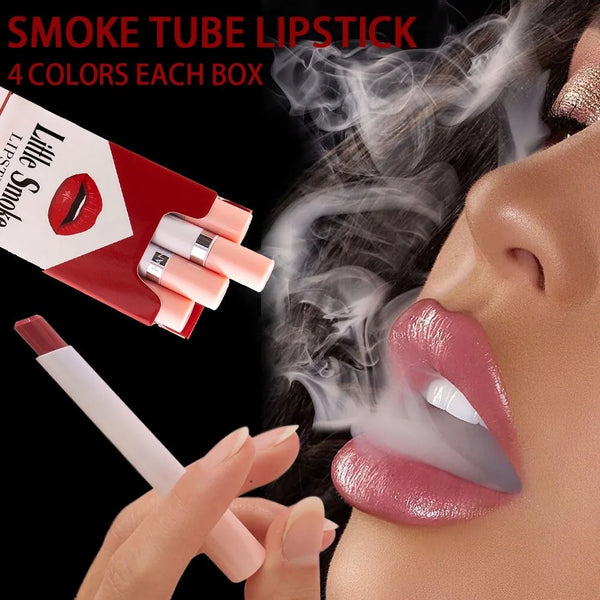 4-Piece Waterproof Matte Lip Stick Set - Long-Lasting Transparent Finish Valentine Gift