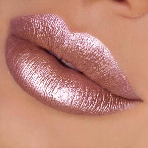 KAFURUX Metallic Glitter Lip Glaze - Waterproof Shimmer Liptint & Lipgloss