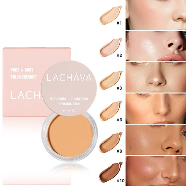 Blana 15-Color Full Coverage Concealer Cream Palette - Waterproof with Brush