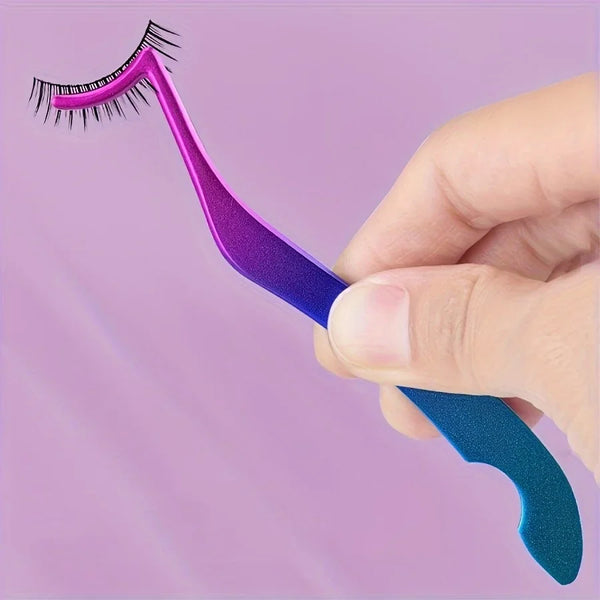 Ouriner Seahorse Design Eyelash Extension Tweezers - High Density Flower Grafting Tool