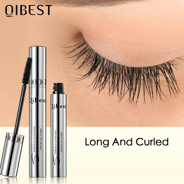 QIBEST 4D Silk Fiber Volume Mascara - Waterproof Curling & Thickening