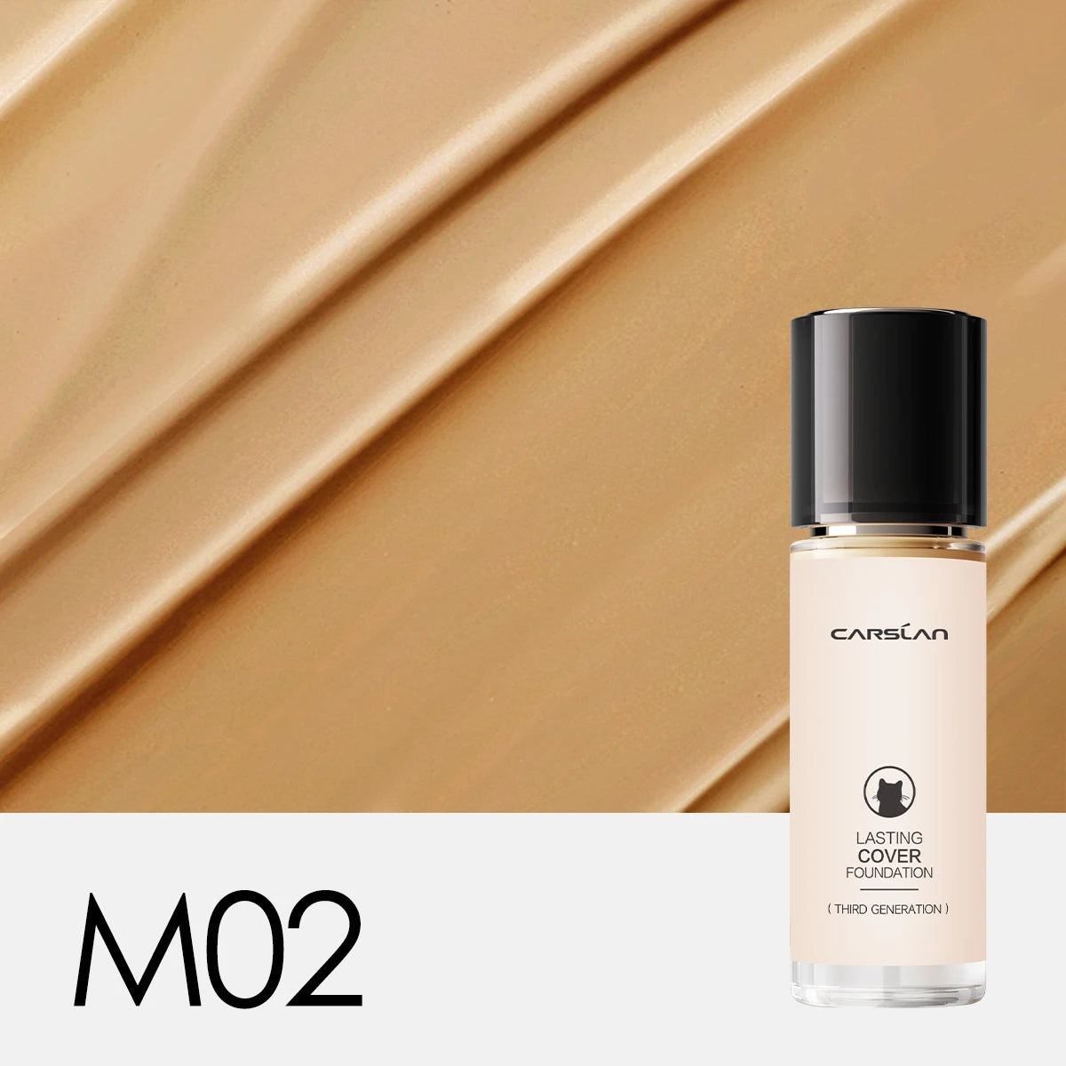CARSLAN Moisture Matte Liquid Foundation - Full Coverage, Whitening & Oil Control