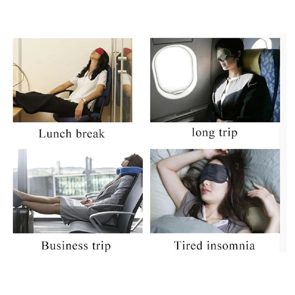 Imitation Silk Sleep Eye Mask - Soft Shading Travel Eyepatch for Rest & Relaxation