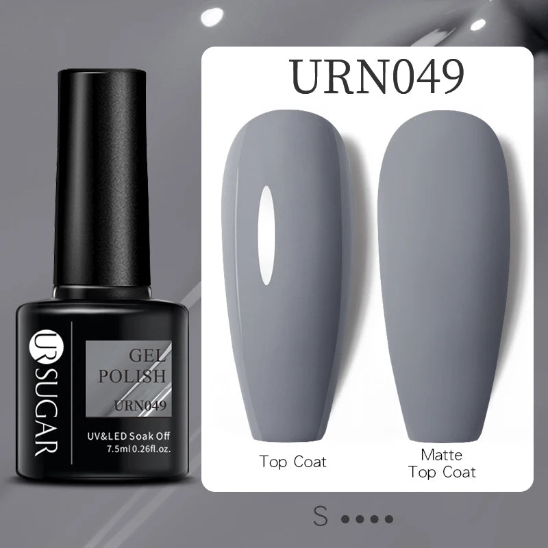 UR SUGAR 7.5ml Reflective Glitter Gel Polish - Pink Sequins UV Soak-Off Semi-Permanent