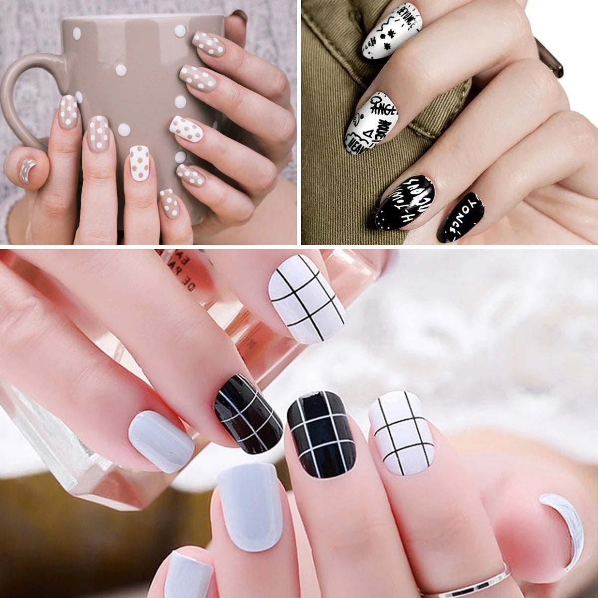 Biutee 8-Color Nail Art Stamping Gel Polish Set - 8ml UV Stamp Print Soak-Off