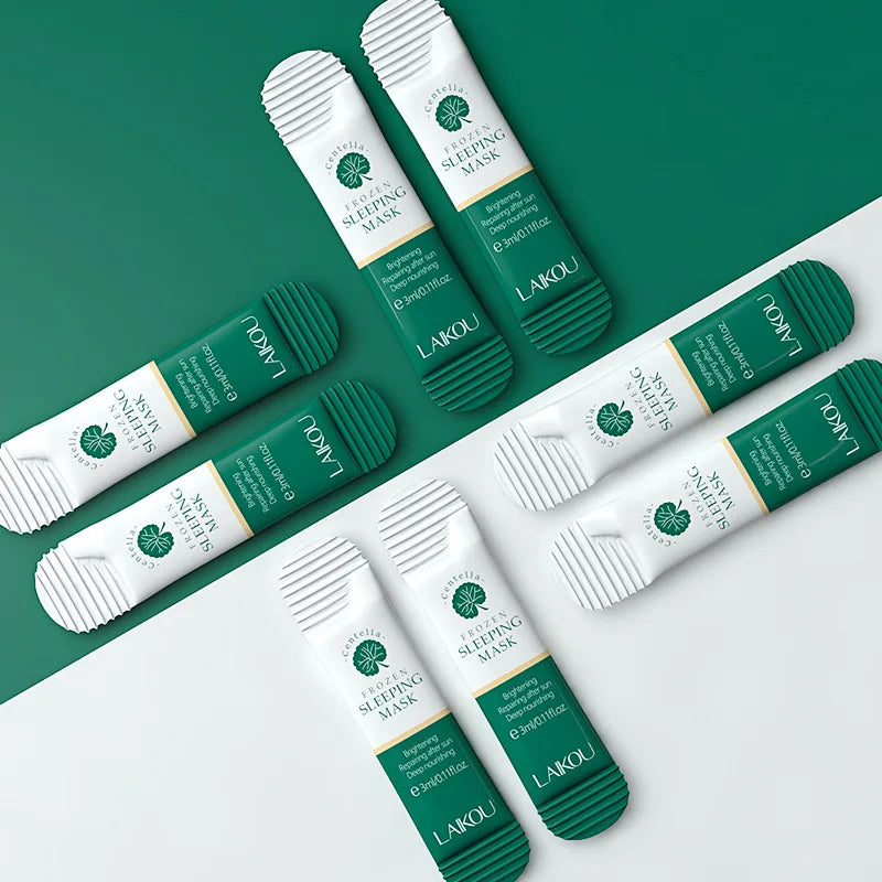 LAIKOU 7-Piece Moisturizing Sleeping Face Sheet Mask Set - Hydrating & Nourishing Night Masks