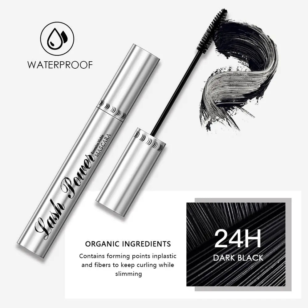 QIBEST 4D Silk Fiber Volume Mascara - Waterproof Curling & Thickening
