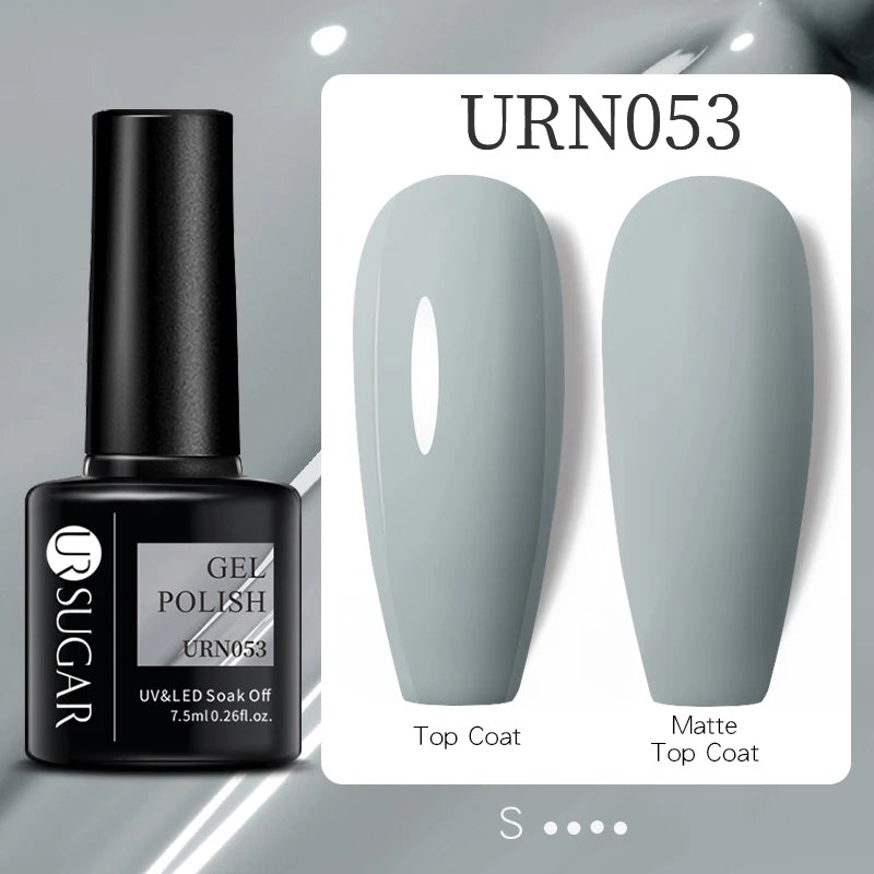 UR SUGAR 7.5ml Reflective Glitter Gel Polish - Pink Sequins UV Soak-Off Semi-Permanent