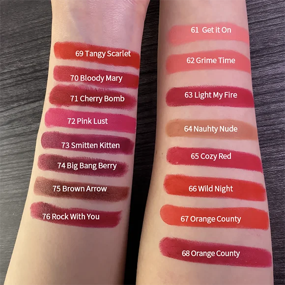 CHARMACY 16-Color Waterproof Velvet Matte Lipstick - Long-Stay Lip Colour