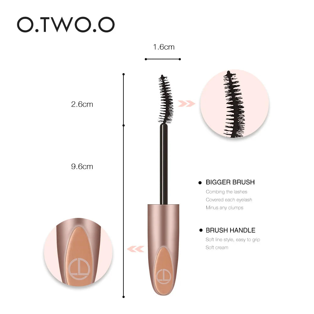 O.TWO.O 3D Silk Fiber Mascara - Lengthening, Waterproof & Extension Effect