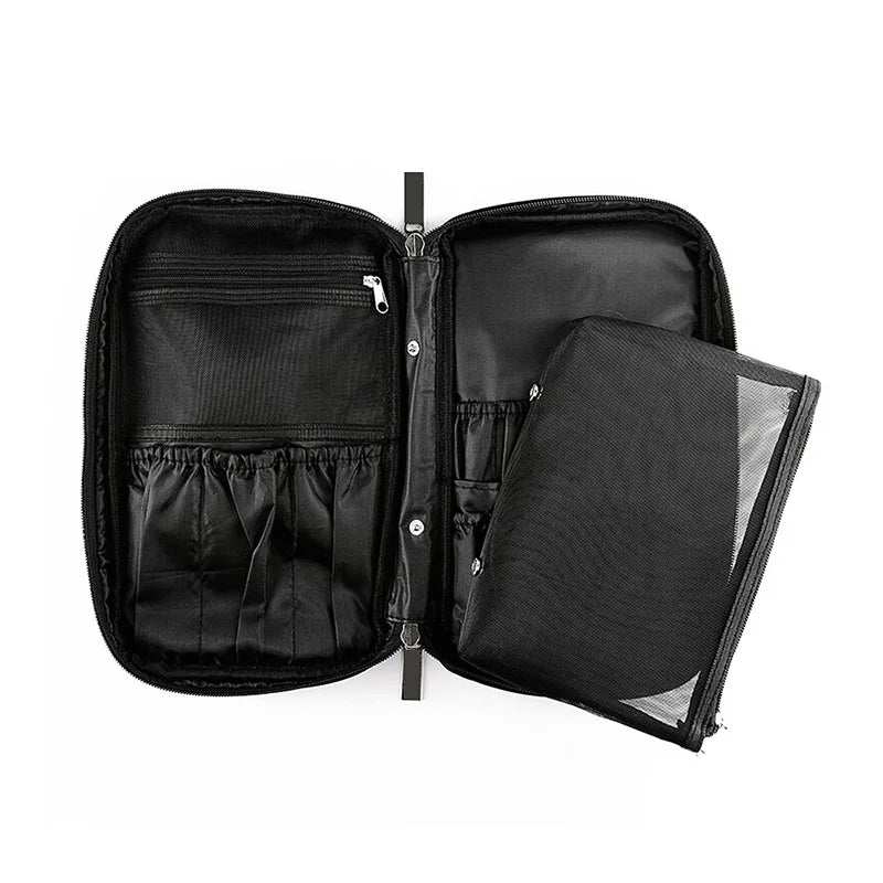 Klsyanyo Professional Multi-Function Cosmetic Bag - Beauty Case & Brush Organizer for Travel