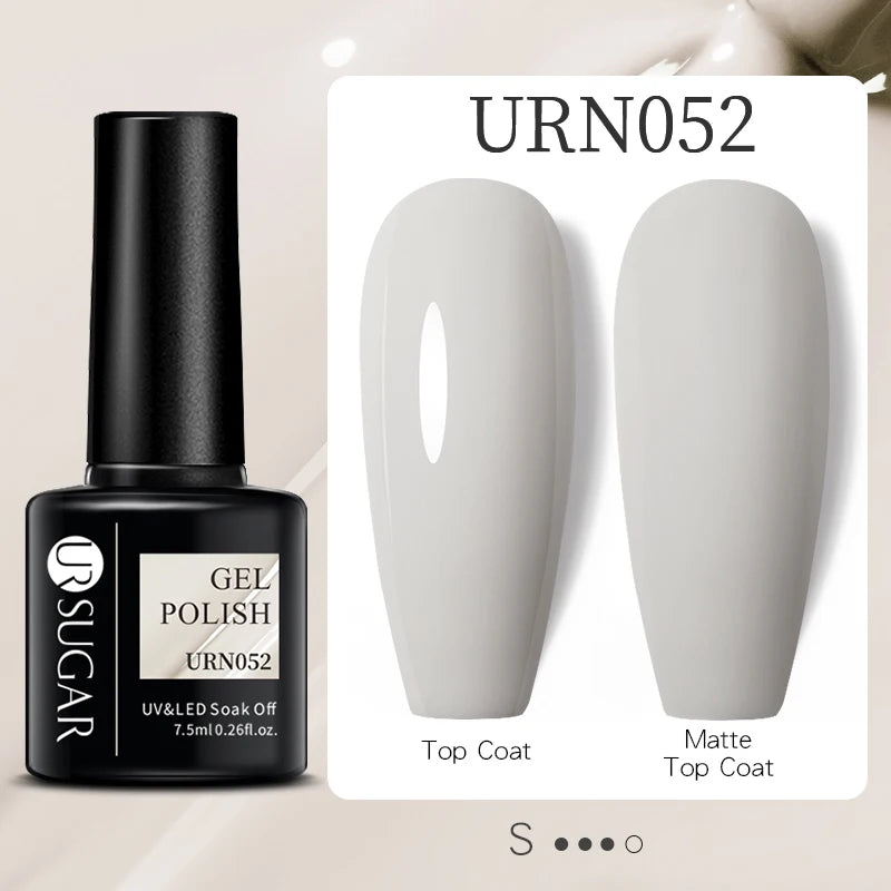 UR SUGAR 7.5ml Reflective Glitter Gel Polish - Pink Sequins UV Soak-Off Semi-Permanent