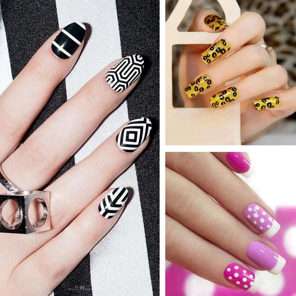 Biutee 8-Color Nail Art Stamping Gel Polish Set - 8ml UV Stamp Print Soak-Off