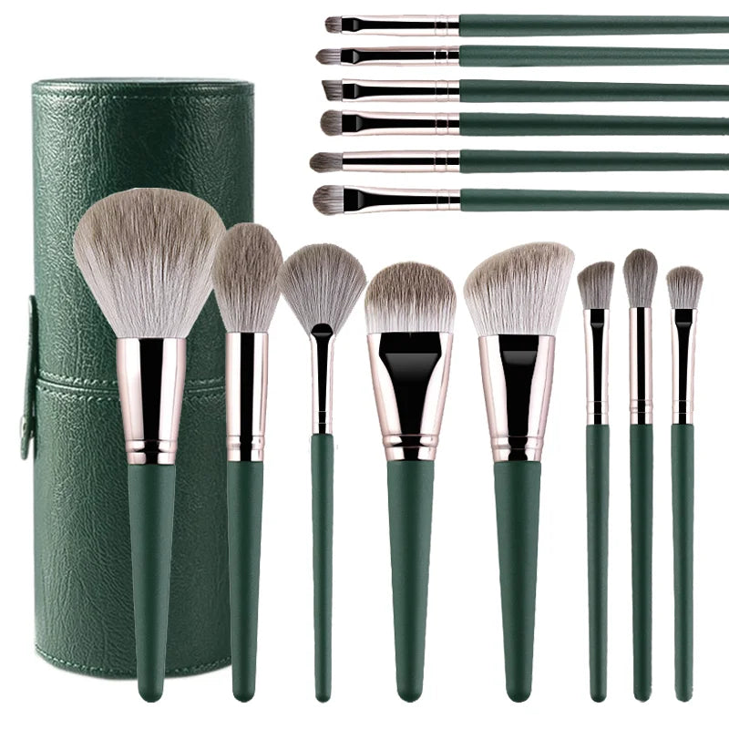 JTFIL EYELASHES Premium Soft Fluffy Makeup Brush Set - Foundation, Eyeshadow & Blending