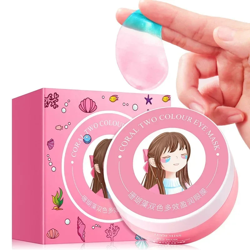 Collagen Eye Mask Patches 60pcs - Moisturizing, Firming & Anti Dark Circles Gel