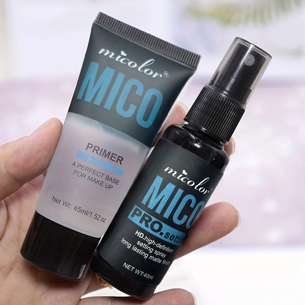 Makeup Primer & Setting Spray Duo Set - Invisible Pore, Colour-Rendering & Long Hold