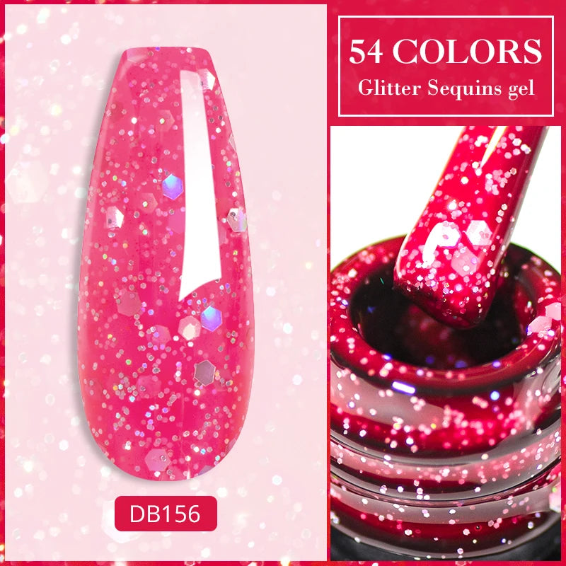 Mtssii Dried Flower Fairy Gel Nail Polish - Natural Botanical Semi-Permanent UV Art