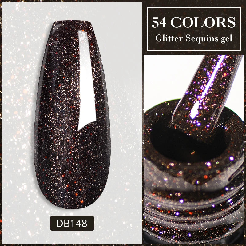Mtssii Dried Flower Fairy Gel Nail Polish - Natural Botanical Semi-Permanent UV Art