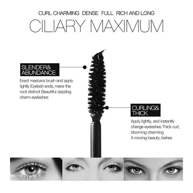 Volumizing Black Mascara - Extra Volume, Curl & Lengthening Formula