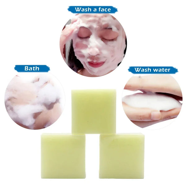 Sea Salt Whitening & Moisturizing Soap - Pore Cleansing, Acne & Pimple Treatment Bar