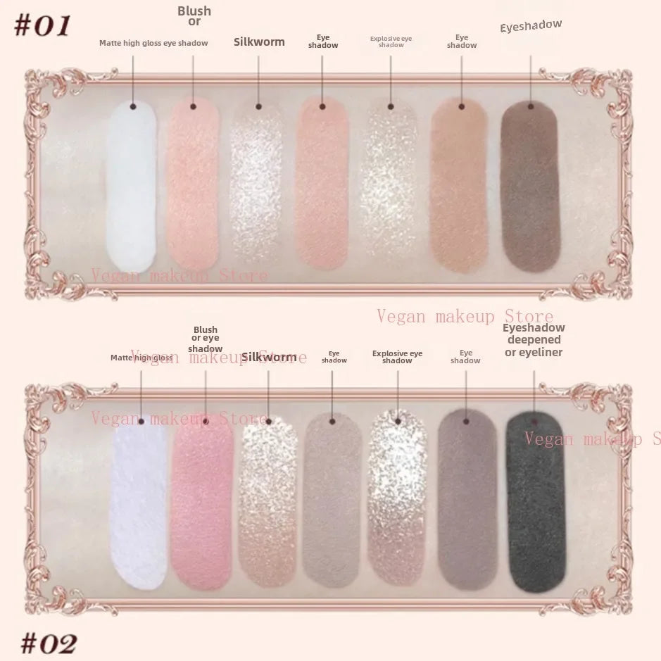 Flower Knows Strawberry Cupid All-in-One Face Palette - Blush, Eyeshadow, Highlight & Bronzer