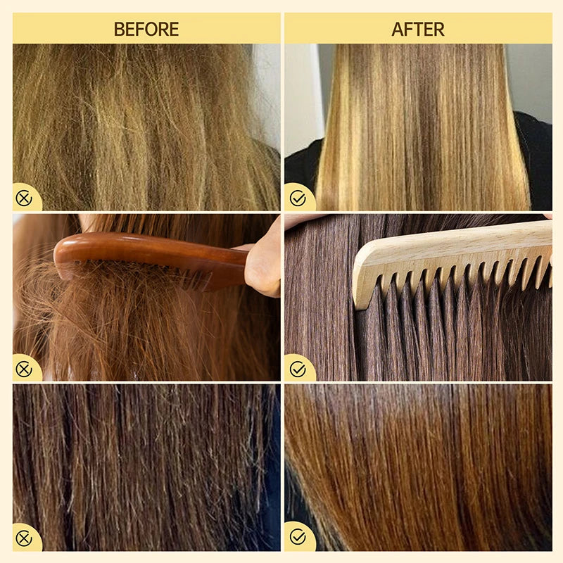 PURC 8-Second Keratin Smoothing Hair Mask - Straightening & Frizz Repair Treatment