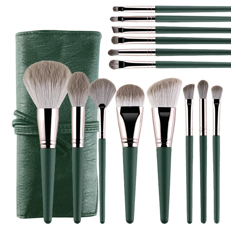 JTFIL EYELASHES Premium Soft Fluffy Makeup Brush Set - Foundation, Eyeshadow & Blending