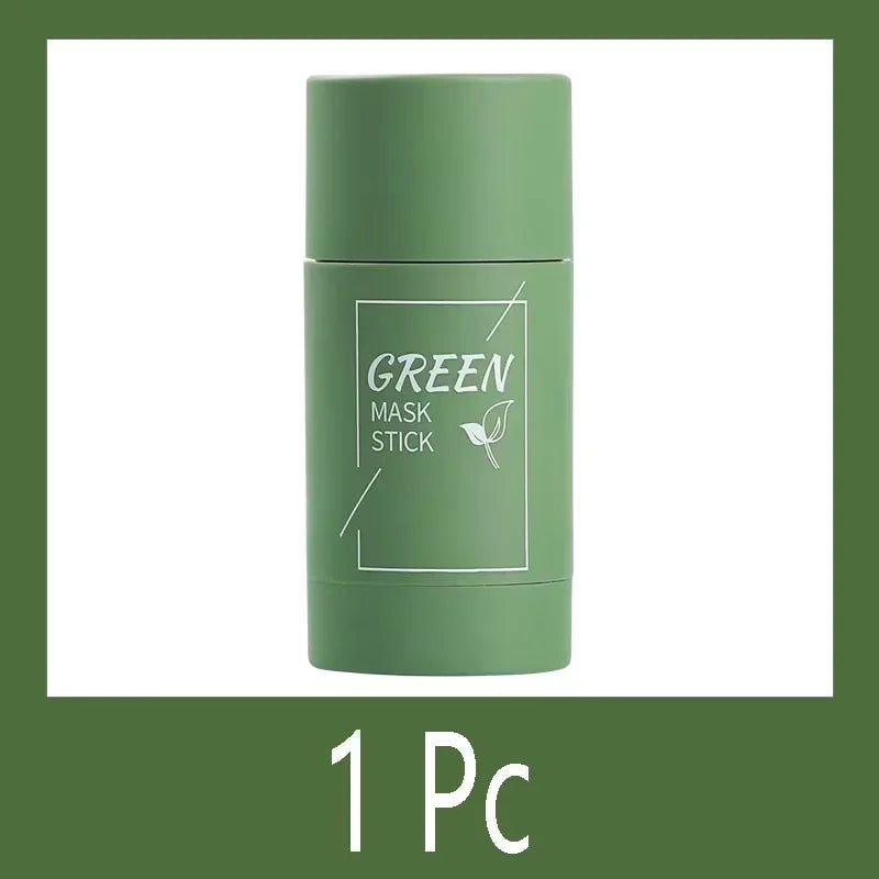 Eelhoe Green Tea & Eggplant Solid Mud Mask - Deep Cleansing, Blackhead Removal & Pore Shrinking