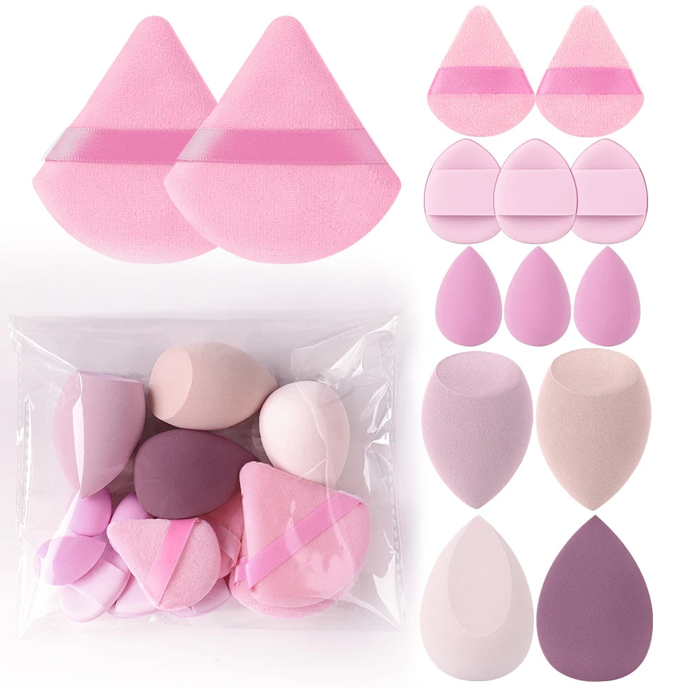 Professional 3-20 Piece Makeup Brush Set - Fluffy Foundation, Eyeshadow & Kabuki