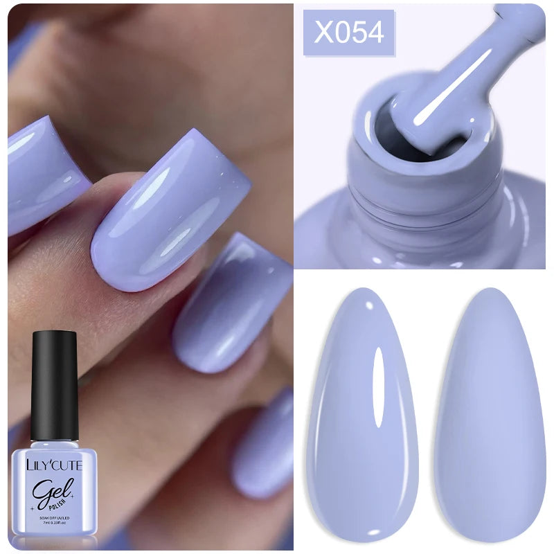 LILYCUTE 7ml Thermal Temperature-Changing Gel Nail Polish - Semi-Permanent UV Gel Art