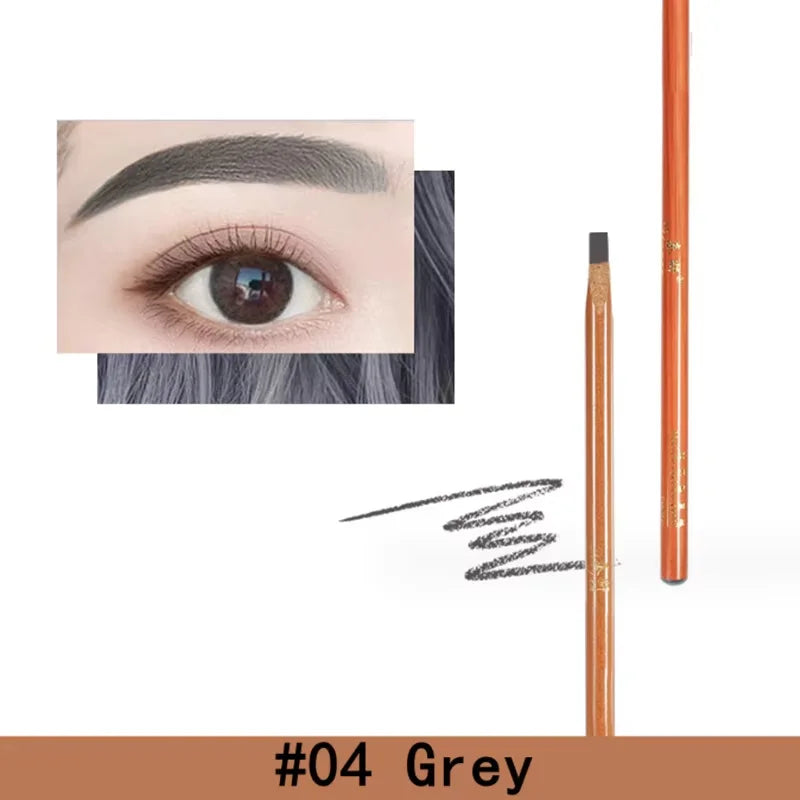 Hard Microblading Brow Definer Pencil - Waterproof Natural Wild Brow Tint