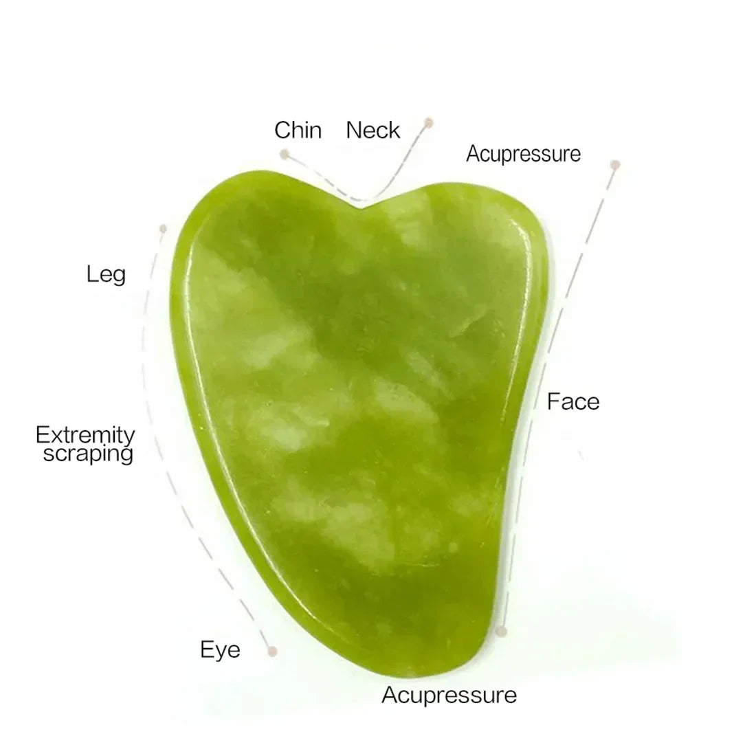 AYHle Natural Jade Roller & Gua Sha Set - Face Lifting, Acupoint Spa Massage Tool