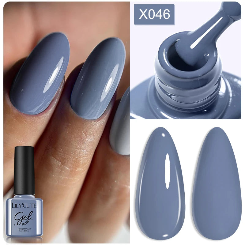 LILYCUTE 7ml Thermal Temperature-Changing Gel Nail Polish - Semi-Permanent UV Gel Art