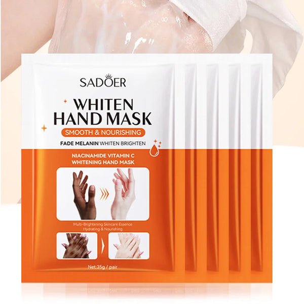 SADOER Niacinamide Hand Mask Gloves - Brightening, Moisturizing & Peeling Repair
