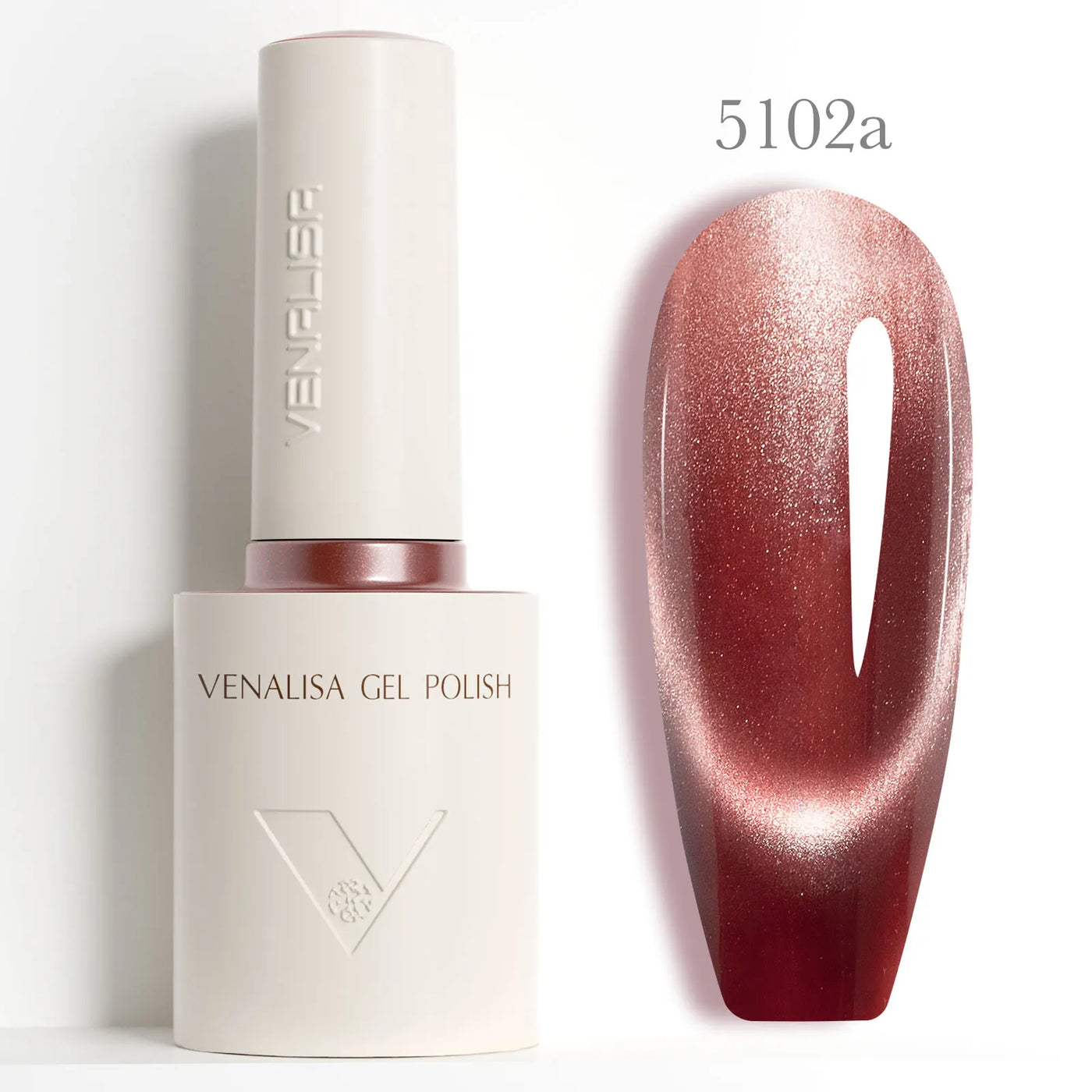 Venalisa V6 Cat Eye Gel Nail Polish 10ml - HEMA Free, UV/LED Soak Off, Semi-Permanent