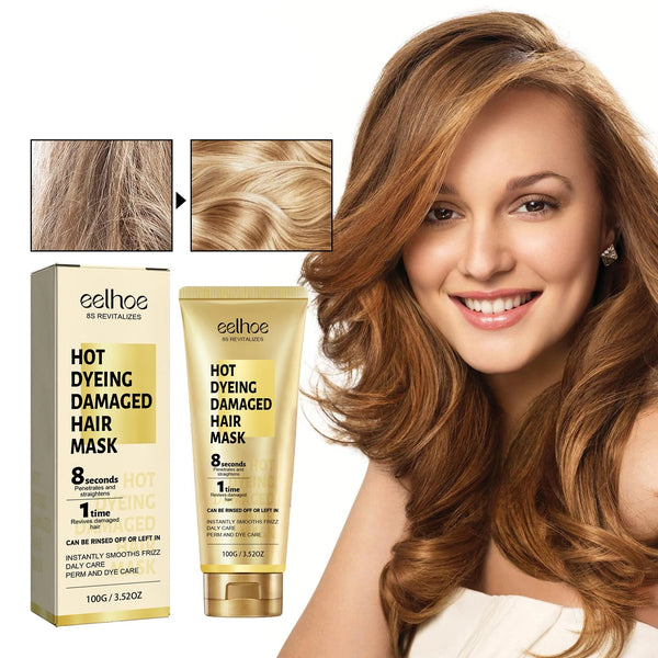 EELHOE Keratin 8-Second Hair Mask - Frizz Control, Anti-Breakage & Smoothing Cream