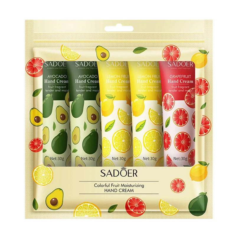 Images 15-Piece Avocado & Sakura Hand Cream Set - Moisturizing Repair Anti-Dry Nourishing