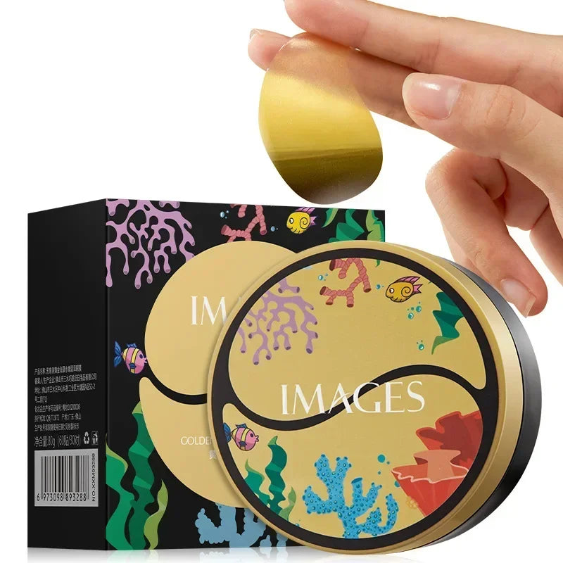 Collagen Eye Mask Patches 60pcs - Moisturizing, Firming & Anti Dark Circles Gel