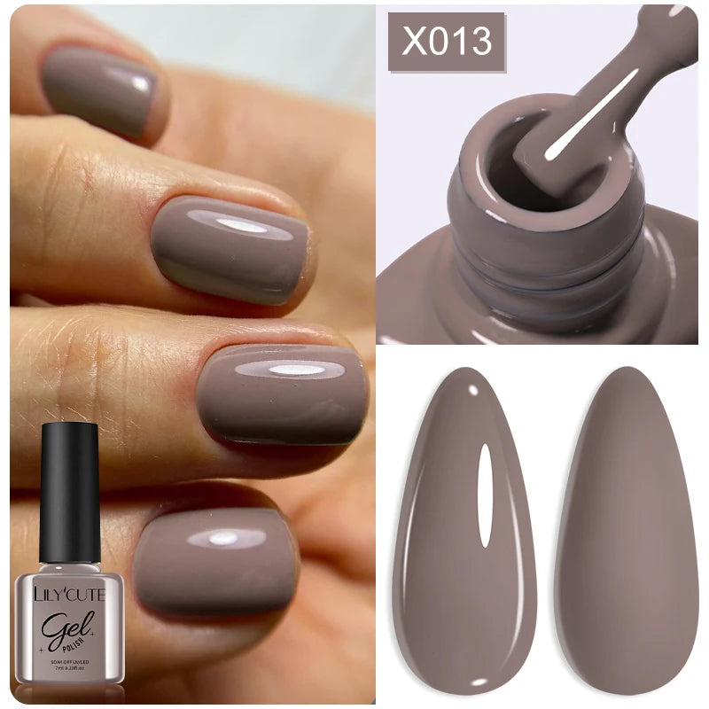 LILYCUTE 5ml Metallic Gold & Silver Mirror Liner Gel - Super Bright French Nail Art