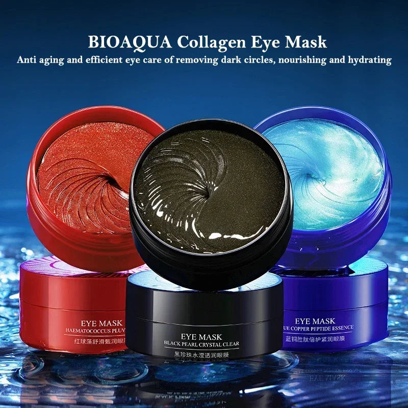 Collagen Eye Mask Patches 60pcs - Moisturizing, Firming & Anti Dark Circles Gel