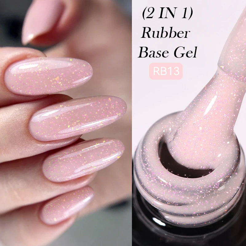 LILYCUTE 7ml No-Wipe Top Coat & UV Base Gel - Semi-Permanent Soak-Off Nail Manicure