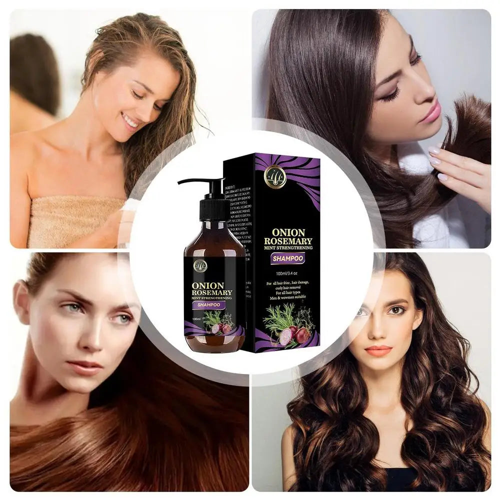 Eelhoe Rosemary & Onion Hair Growth Thickening Shampoo - Deep Cleansing Volumizing