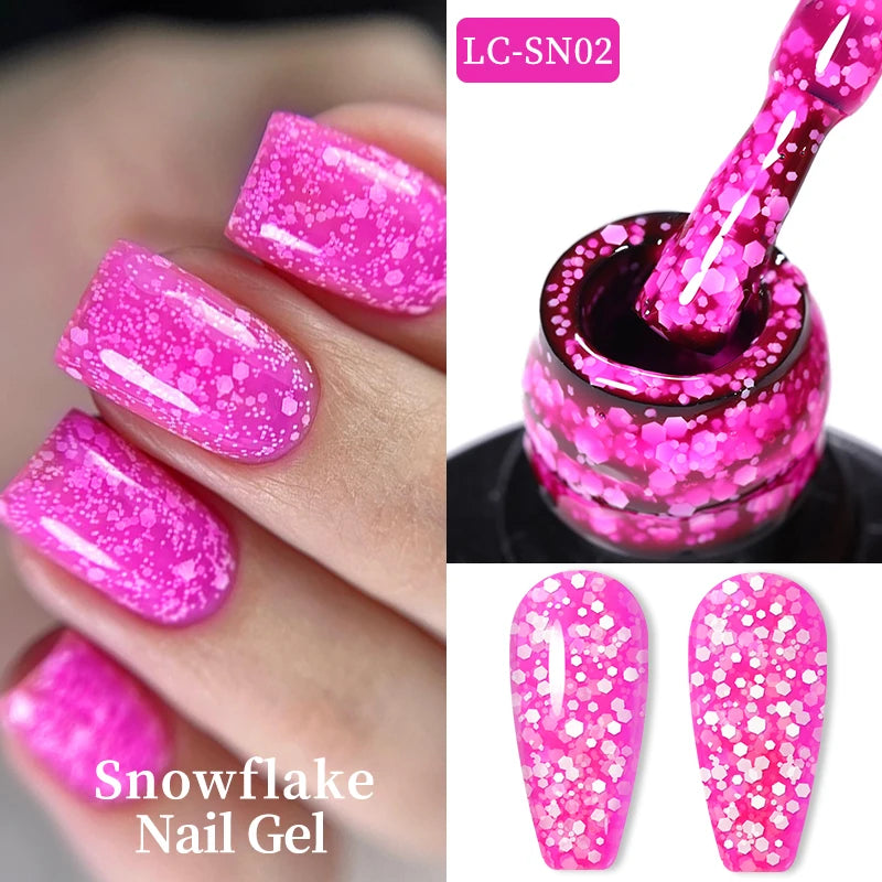 LILYCUTE 7ml Thermal Temperature-Changing Gel Nail Polish - Semi-Permanent UV Gel Art