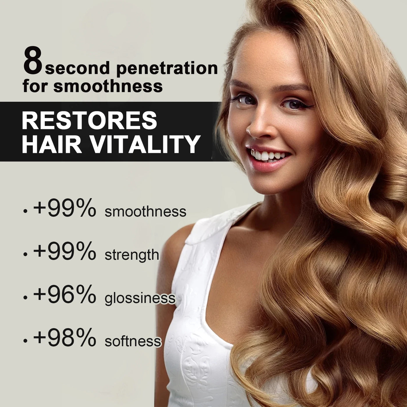 EELHOE Keratin 8-Second Hair Mask - Frizz Control, Anti-Breakage & Smoothing Cream